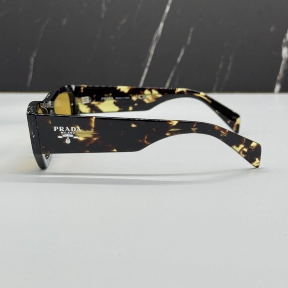 NEW PRADA PRA01S 15O10C SUNGLASSES MEN PR A01S 15O10C HAVANA SQUARE SPR A01 - Picture 5 of 10